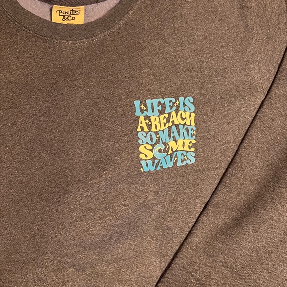 Life’s a Beach Sweatshirt XL Ocean City MD - Picture 5 of 5